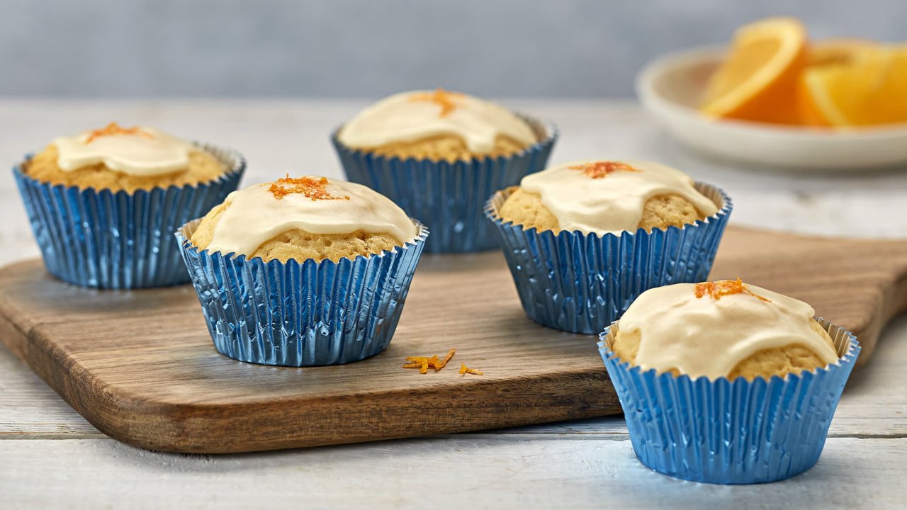 Orange Coconut Cupcakes