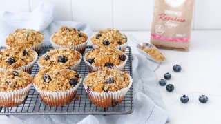 Carrot Zucchini Blueberry Muffins