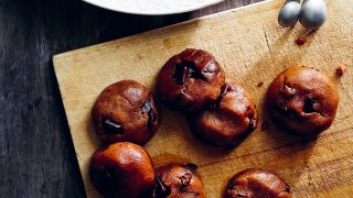 Choc Chunk Tahini Cookies