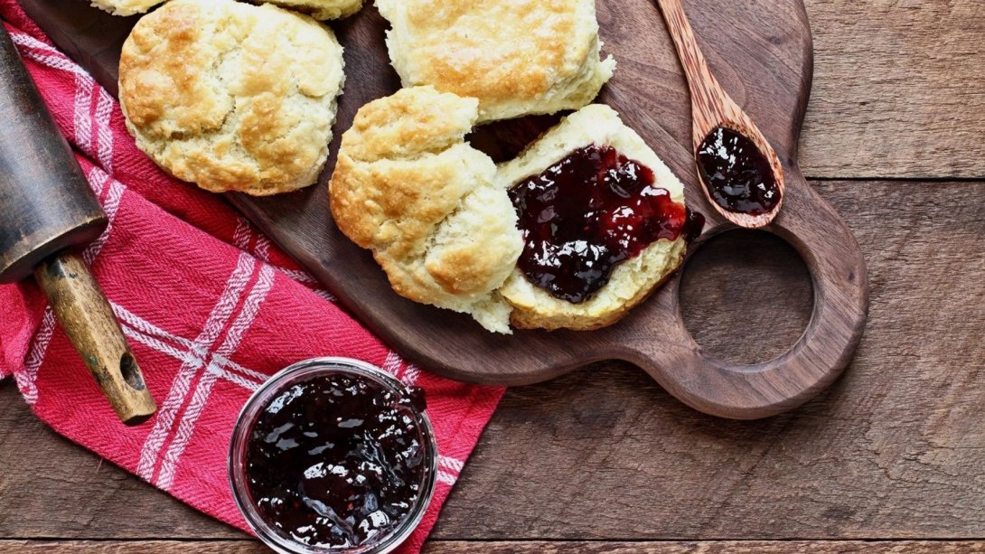 CWA Scones with 7 min jam